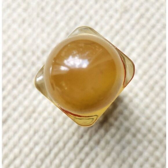 Chinese Glass Interior Hand Painted Snuff Bottle Red Amaryllis Flower with Top - Picture 3 of 6